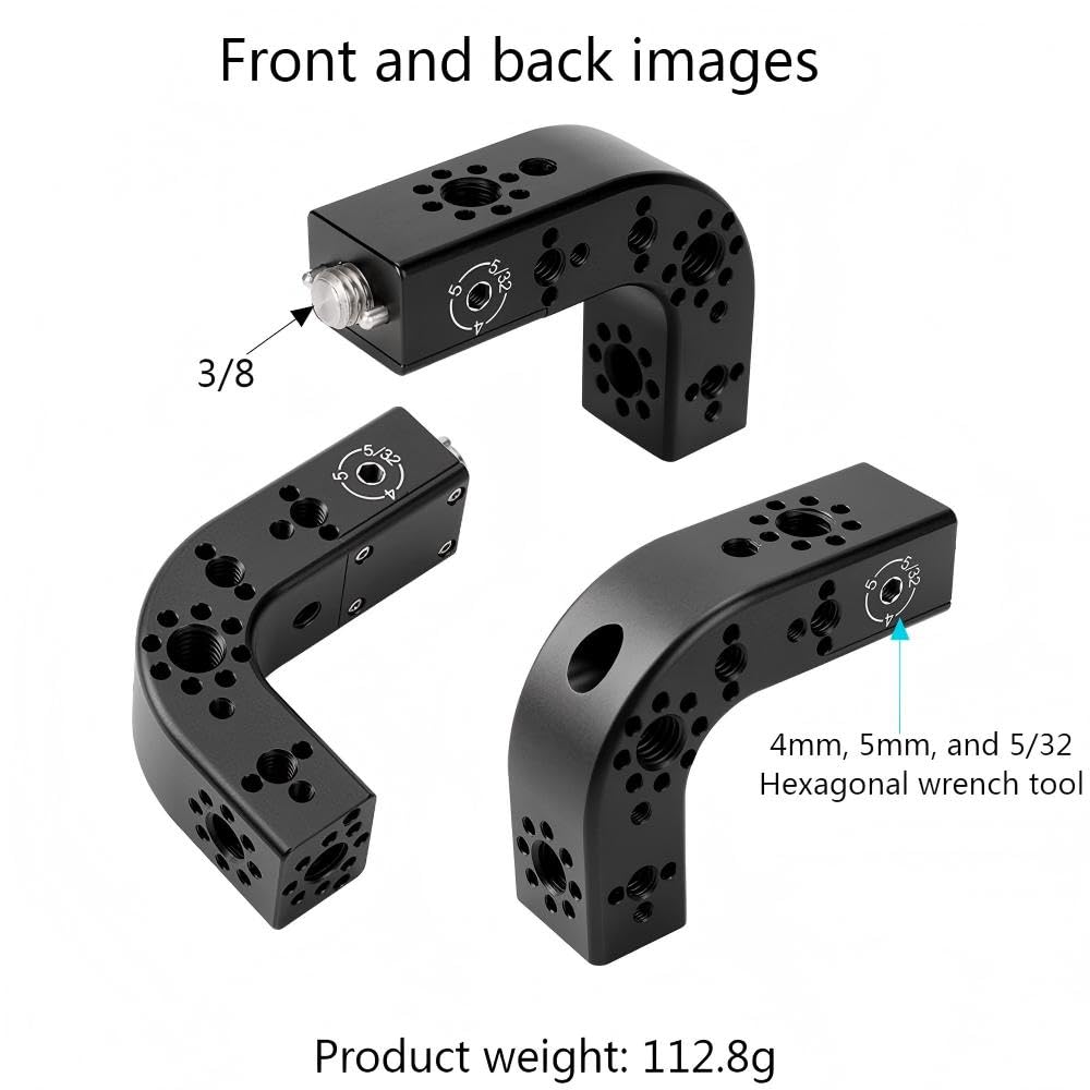 Universal Arri Positioning Top Handle Fixture Handle, Suitable for Camera Rabbit Cage Video Equipment Gimbal Stabilizer (Black)