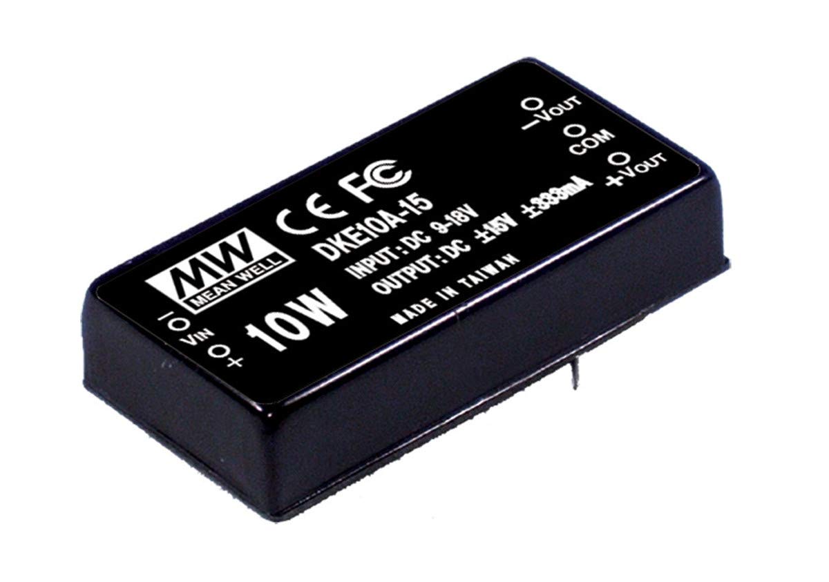 MEAN WELL DKE10A-05 -/+5V -/+100~-/+1000mA 10W DC-DC Regulated Dual Output Converter DC/DC Converter