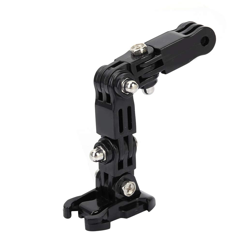 Serounder Helmet Mount Arm Adjustable Bracket Sports Camera Housing Adapter with Curved Adhesive Pad for Xiaoyi