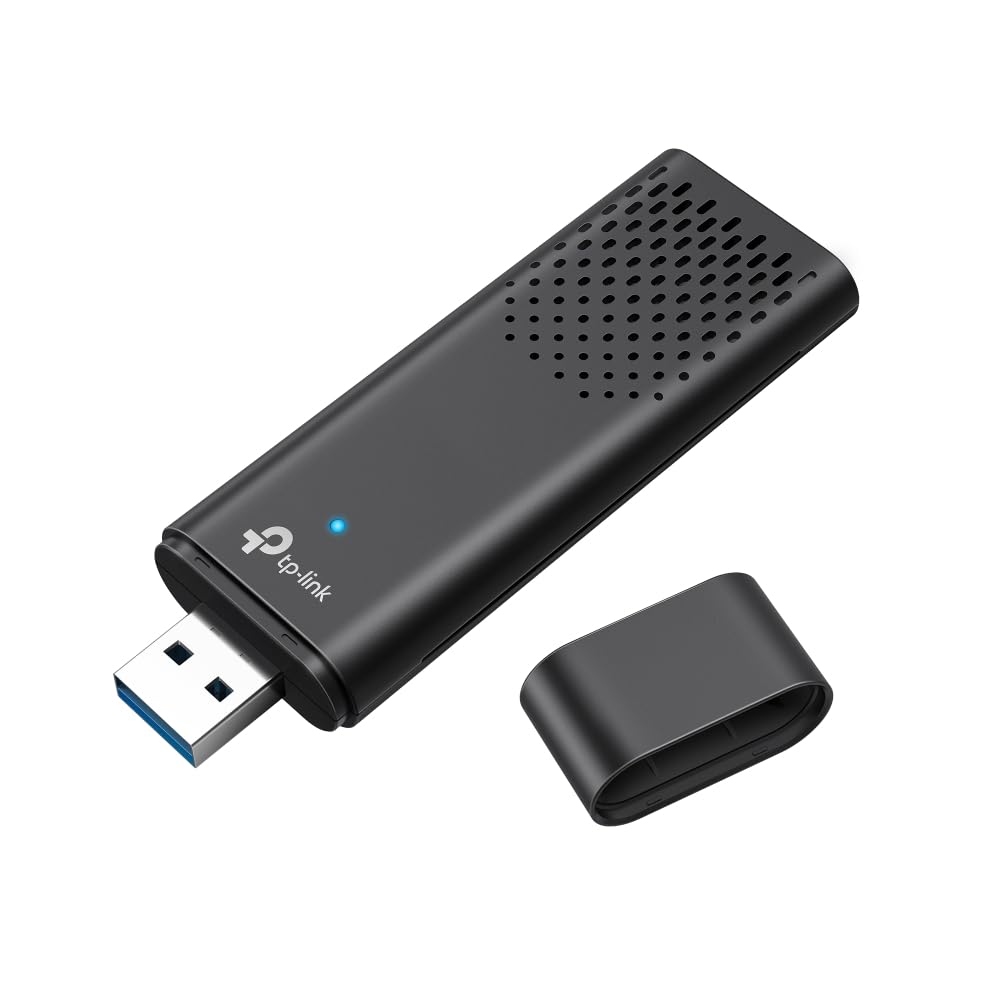TP-Link AX1800 Dual Band Wireless USB Adapter Wi-Fi 6 (Archer TX20U) - Wireless USB Adapter with 2.4GHz, 5GHz Dual-Band Antenna, SuperSpeed USB 3.0