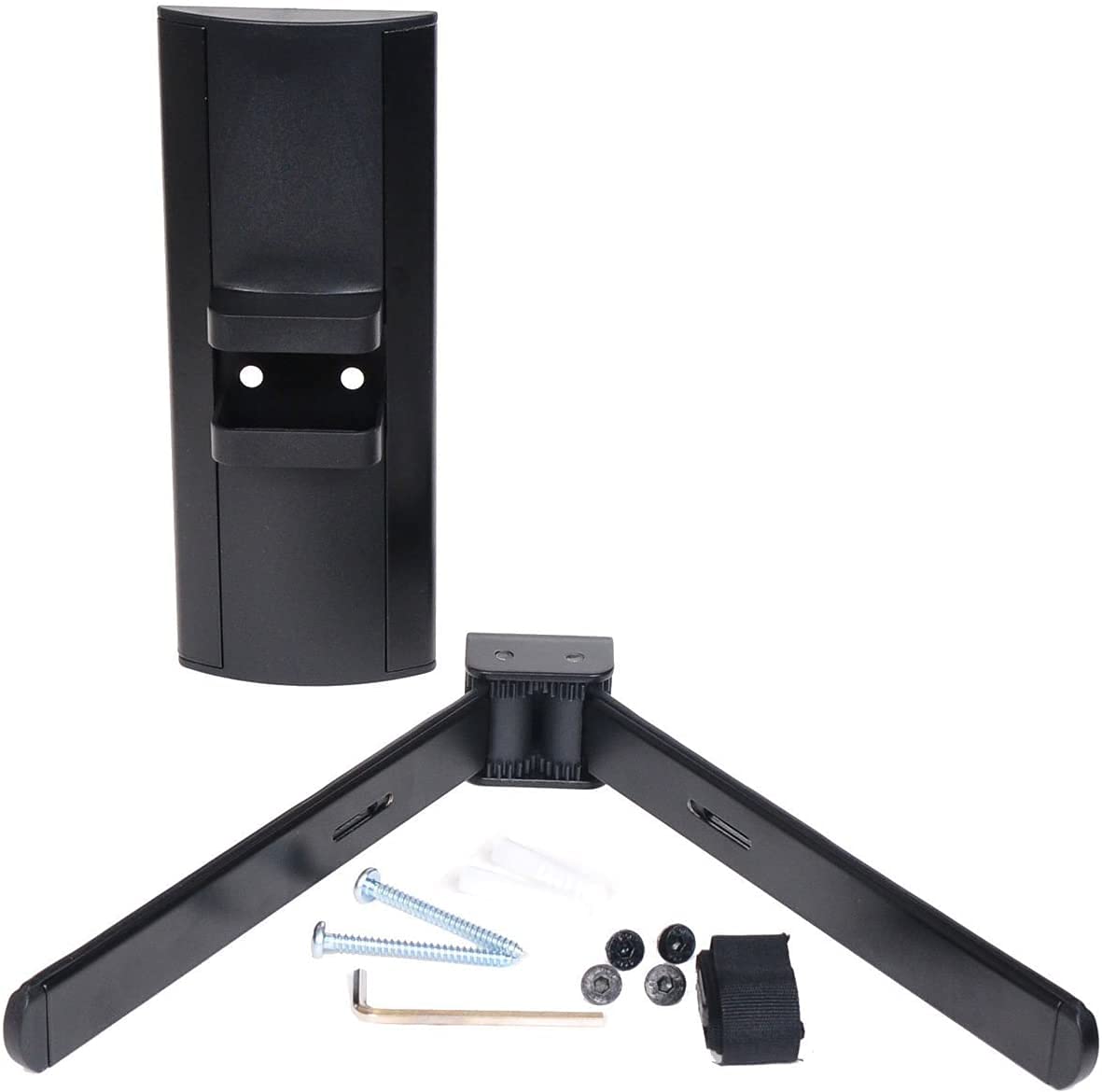 VideoSecu MDVD02 DVD DVR VCR Wall Mount Bracket DDS Receiver Cable Box Wall Holder with Adjustable Arm BV1