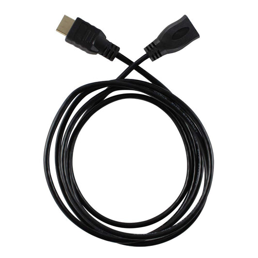 Harper Grove 6FT HDMI Male to HDMI Female Gold Plated Extender Cable, Black, for 1080P 3D 4K DVD HDTV LCD LED Plasma PS3 TV Wii Xbox