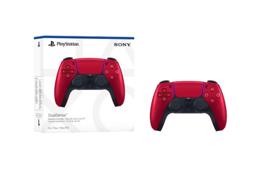 PlayStation Sony DualSense wireless controller - Volcanic Red (Renewed Premium)