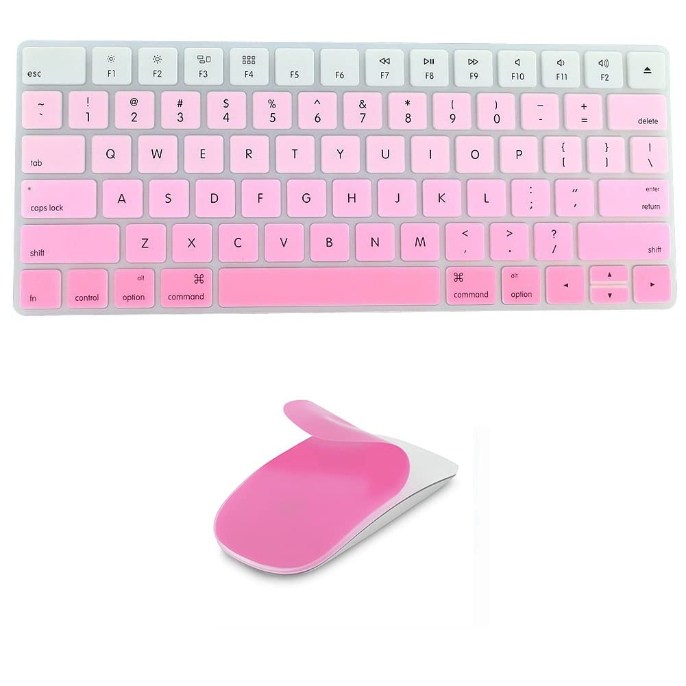Silicone Soft Protector Covers for Apple Magic Keyboard (MLA22LL/A) with US Layout and MAC Magic Mouse