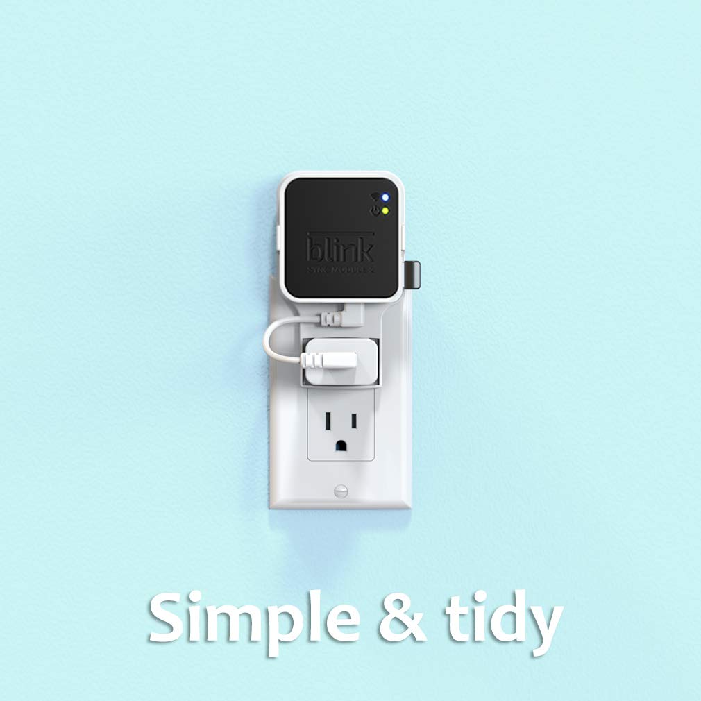 256GB Blink USB Flash Drive, with Outlet Wall Mount for Sync Module, Space-Saving Mount Bracket Holder for Blink Outdoor/Indoor Security System (Sync