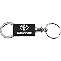 AU-TOMOTIVE GOLD, INC. Officially Licensed Black Anodized Aluminum Valet Key Fob for Toyota 4Runner