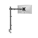 WALI Monitor Arm Mount for Desk, Single Extra Tall Computer Desk Mount, Monitor Bracket Mount Stand Single, up to 32 inch, 22 lbs (M001XL), Black