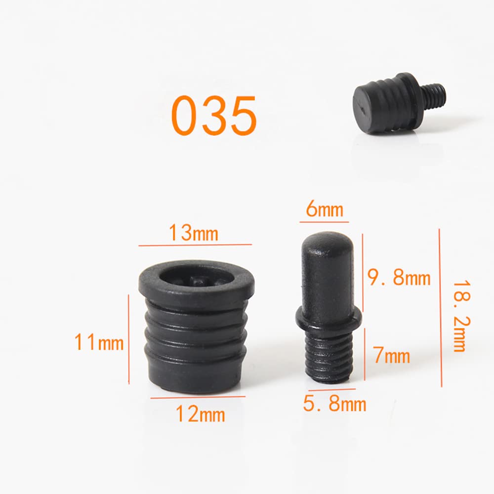 Flushbay 12 Packs Speaker Grill Guides Speaker Grill Peg Kit Set Speaker Buckles Snap Button Fasteners for Speaker Parts Accessories (035)