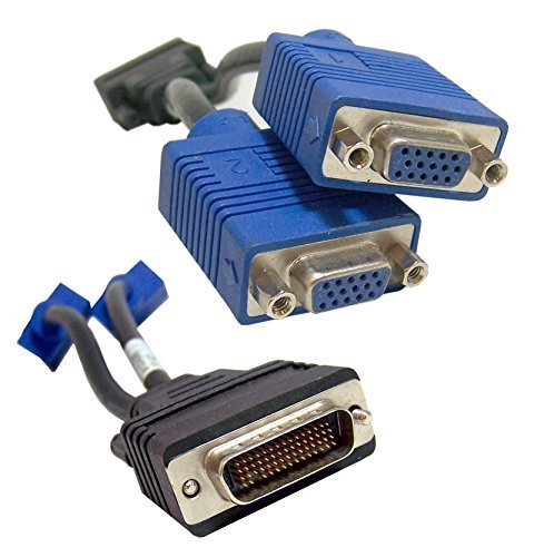 DMS-59 to 2xVGA Y-Splitter Cable 59-pin Male to Dual Vga15-pin Female Adapter Connector Cable