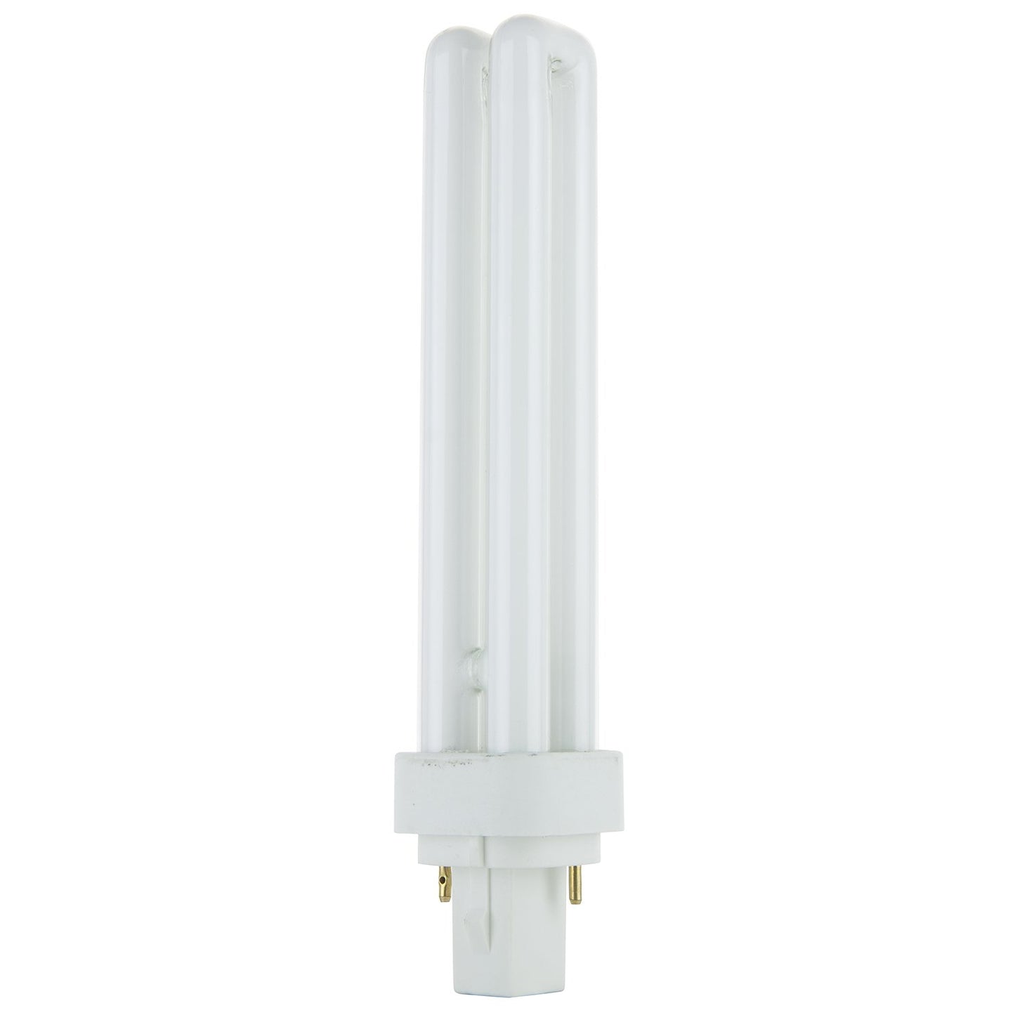 Sunlite PLD26/SP30K Compact Fluorescent PLD 2-Pin Plug-in Double Quad Tube Light Bulb, 26 Watts, 1560 Lumens, 2-Pin G24d3 Base, 3000K Warn White, 1