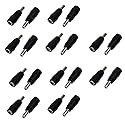 Dahszhi DC Power Adapter 5.5mm x 2.5mm Male Plug to 5.5mm x 2.1mm Female Jack for Universal Laptop Interface Power Cable Connector - 20pcs