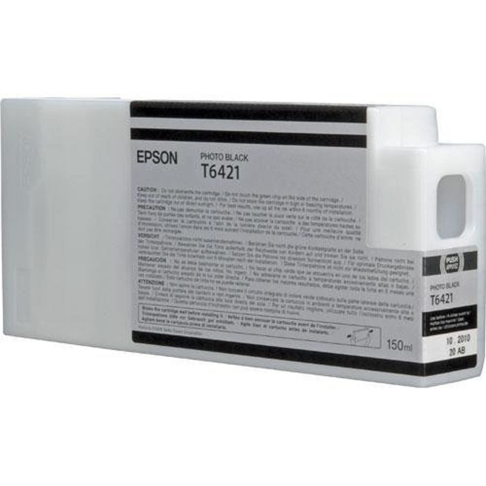 Epson T6421 Ultrachrome HDR Ink Cartridge for Stylus Pro 7900/9900, 150 ml (Photo Black)