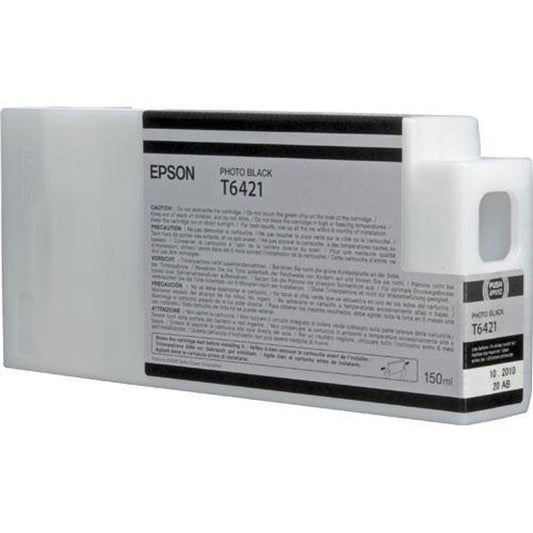 Epson T6421 Ultrachrome HDR Ink Cartridge for Stylus Pro 7900/9900, 150 ml (Photo Black)