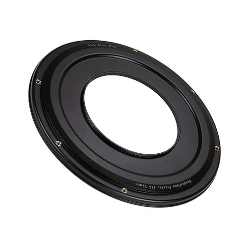 WonderPana FreeArc 77mm-145mm Step-Up Ring from Fotodiox Pro, Anodized Black Metal Aluminum Step Up Ring for 77mm Lens Threads to 145mm Round Filters