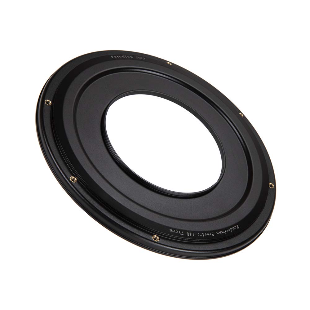 WonderPana FreeArc 77mm-145mm Step-Up Ring from Fotodiox Pro, Anodized Black Metal Aluminum Step Up Ring for 77mm Lens Threads to 145mm Round Filters