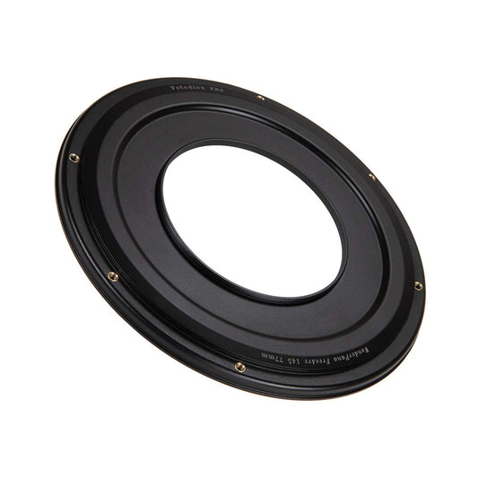 WonderPana FreeArc 77mm-145mm Step-Up Ring from Fotodiox Pro, Anodized Black Metal Aluminum Step Up Ring for 77mm Lens Threads to 145mm Round Filters