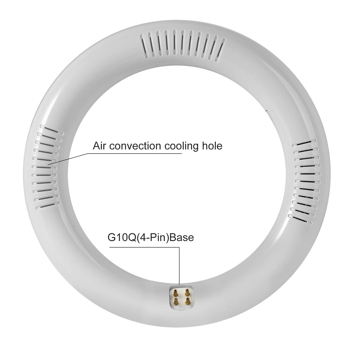 THECOSKY T9 LED Circline Light Bulb, 8 Inch 1700LM LED Circular Light, 12W Clear Cover 6500K Daylight Replacement for FC8T9/CW 22-Watt Fluorescent
