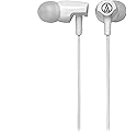 Audio-Technica ATH-CLR100iSWH SonicFuel In-Ear Headphones with In-Line Mic & Control, White