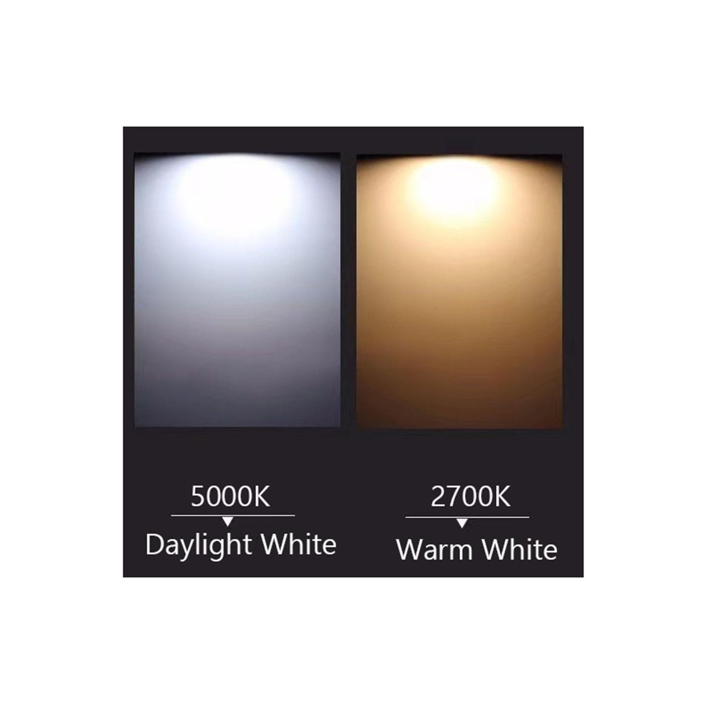 LED Dimmable GU10 Bulbs, 5.5W=50W, 38° Beam Angle, 500lm, LED Reflector Floodlight Bulb, LED Spotlight for Track Lighting, Kitchen, Range Hood, Living