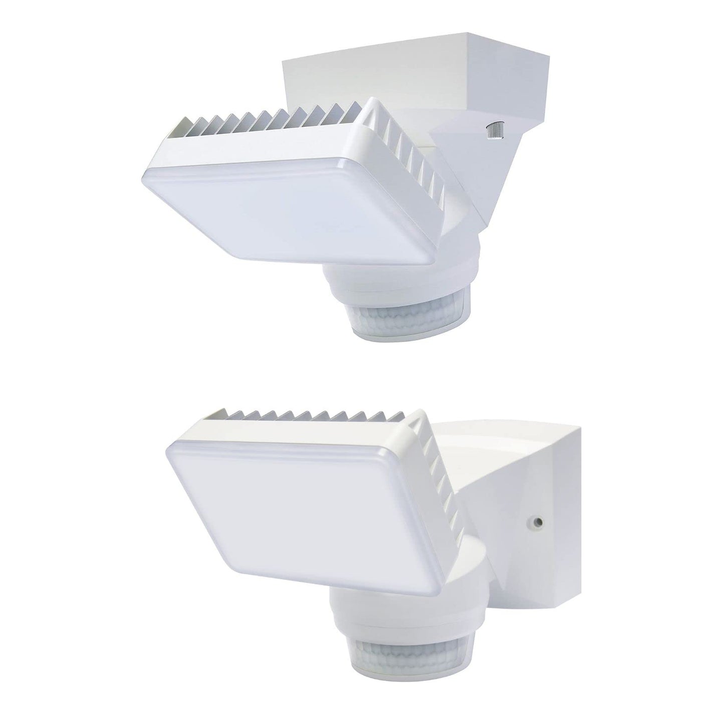 IQ America 16W LED Motion Sensor Motion Security Outdoor Flood Light,1600 Lumen,180° Sensor, Head tilts and Pans, Adjustable time, Hi-Lo Light Levels