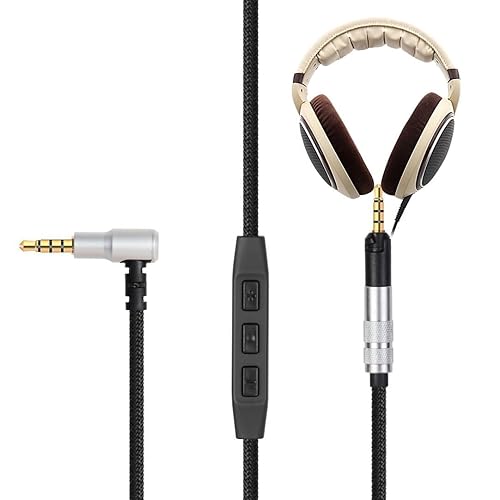 V-MOTA HD598 Cable Cord Compatible with Sennheiser HD 598 SE/CS/SR HiFi,HD 518 558 569 579 595 599,HD400 Pro,HD2.30 Headphones 1.25 Meters / 4.1 feet…