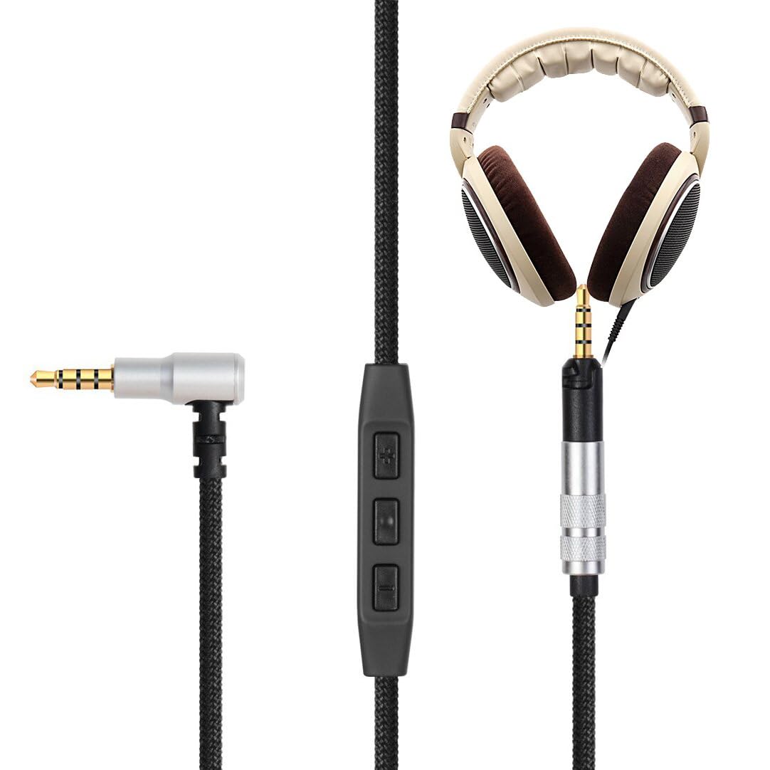 V-MOTA HD598 Cable Cord Compatible with Sennheiser HD 598 SE/CS/SR HiFi,HD 518 558 569 579 595 599,HD400 Pro,HD2.30 Headphones 1.25 Meters / 4.1 feet…