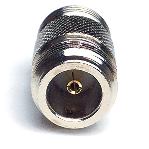 CESS 2pcs N Type Adapter N Female to N Female Barrel RF Coax Connector Coupler 50ohm for Ham Radio Antenna, WiFi Antenna, Router