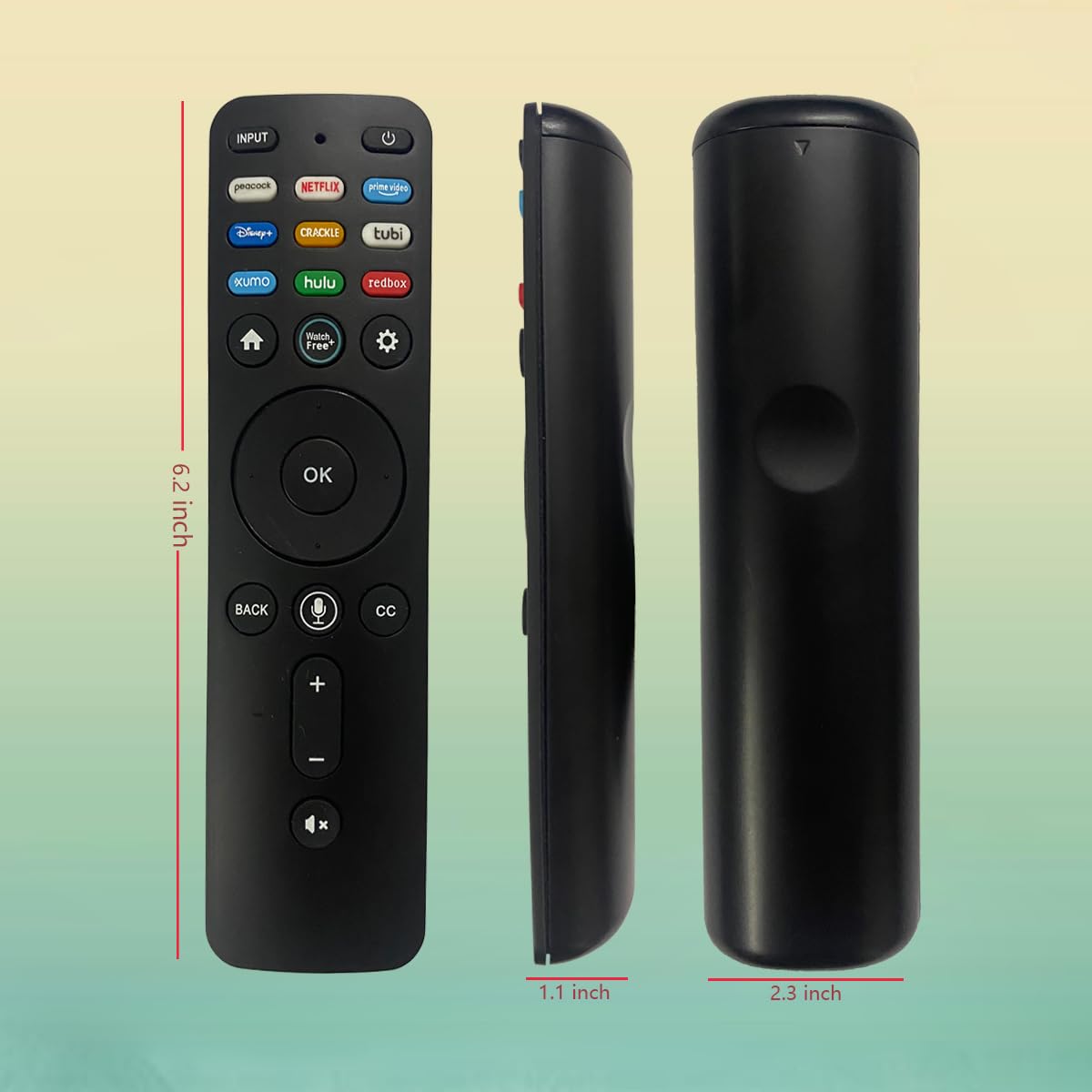 GHUST Voice Remote Control Replacement for vizio Smart TV VHD24M-0810 VHD32M-0807 VHD32M0807 V4K55M-0801 V4K65M-0804 V4K75M-0804 V4K86C-0804