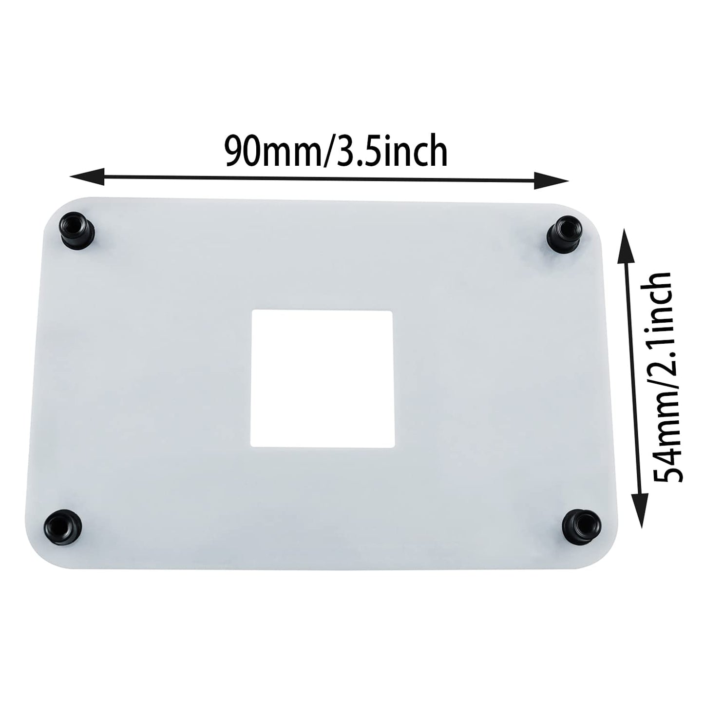 ZZLZX 2PCS CPU Heatsink Bracket Motherboard CPU Fan Cooling Mounting Sheet Plate, CPU Radiator Bracket Backplane, for B350 X370 A320 X470