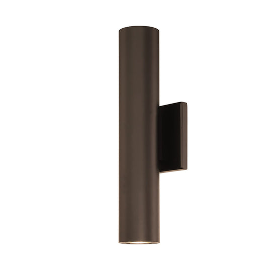 WAC Lighting dweLED, Caliber 2 Light LED Indoor and Outdoor Wall Light 3000K in Bronze