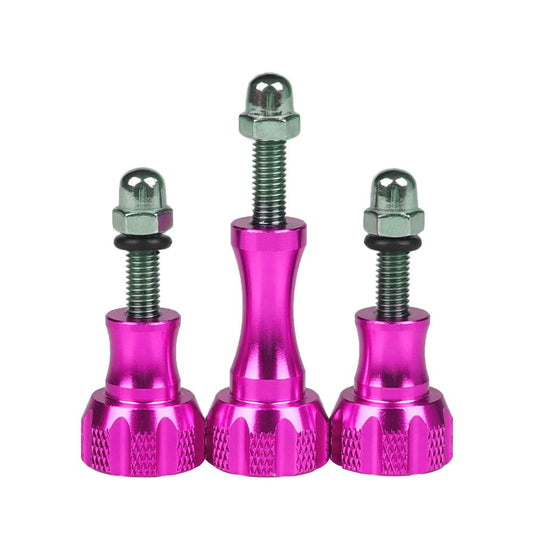 SLFC 3 Pcs Aluminum Alloy Thumbscrews for GoPro Hero 2018, GoPro Fusion, GoPro Hero 8/7/6/5/4/3/2/1 and DJI Osmo Action, 8 Colors, Very Durable