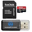 SanDisk 512GB MicroSDXC Extreme Pro Memory Card Compatible with DJI Mavic 3 Classic, Action 5 Pro, Mavic Pro Platinum (SDSQXCD-512G-GN6MA) Bundle