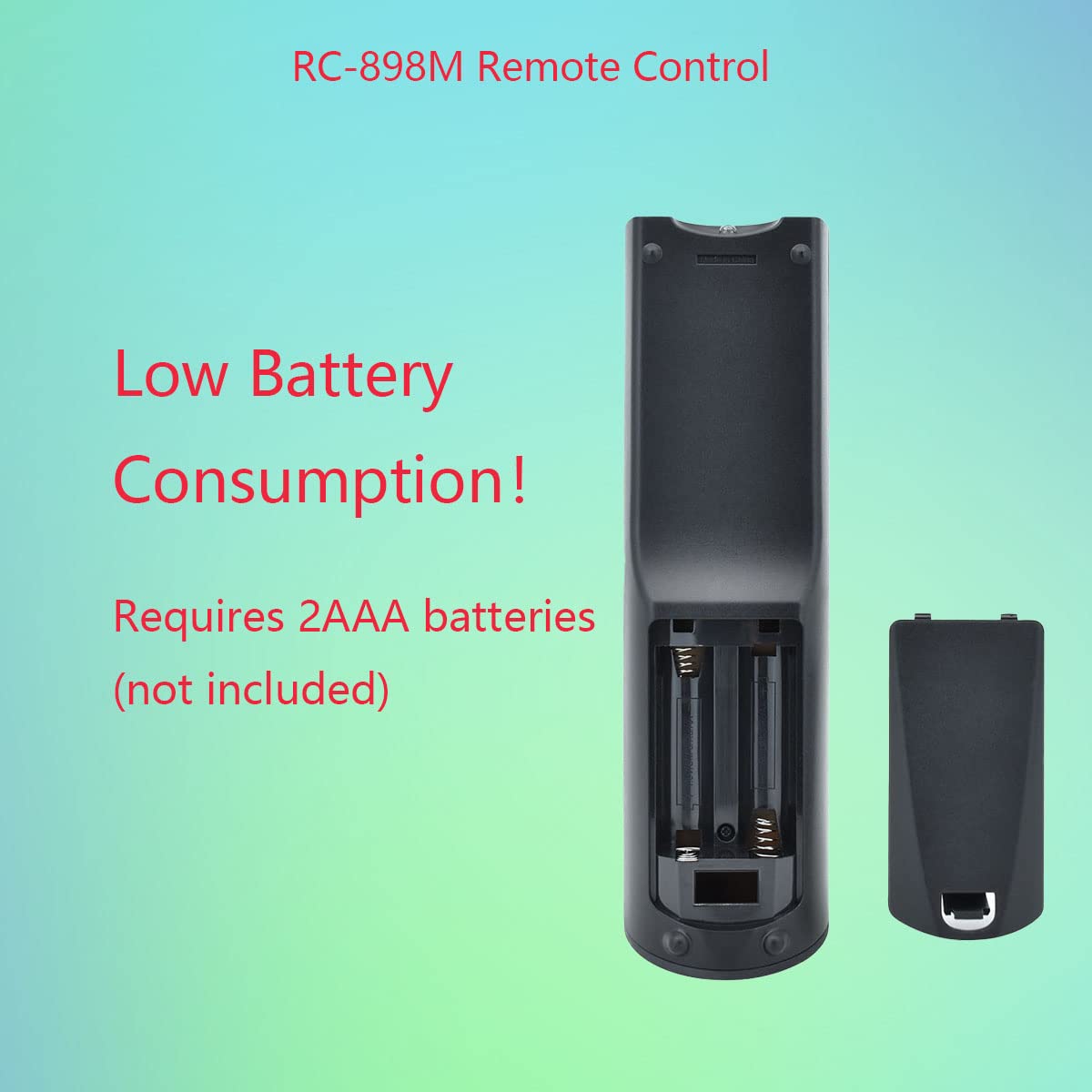 GHUST RC-898M Remote Control Replacement for Onkyo AV Receiver Home Theater System TXNR646 TX-NR646 TXNR747 TX-NR747 TXNR545 TX-NR545