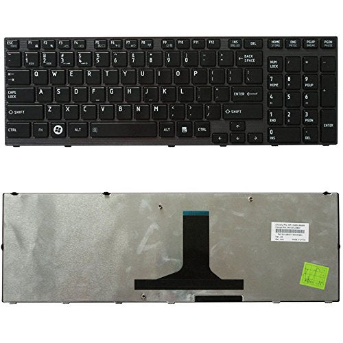 New Laptop Keyboard Replacement for Toshiba Satellite P755-S5120 P755-S5278 P755-S5395, US Layout Black Color