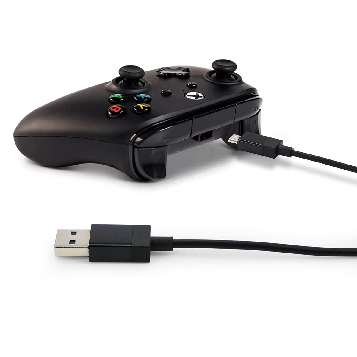 Charger Charging Cable for Xbox One Controller, Micro USB 2.0 Play Data Sync Cord for PlayStation 4, PS4 Slim/Pro Controller, Samsung Galaxy, Android