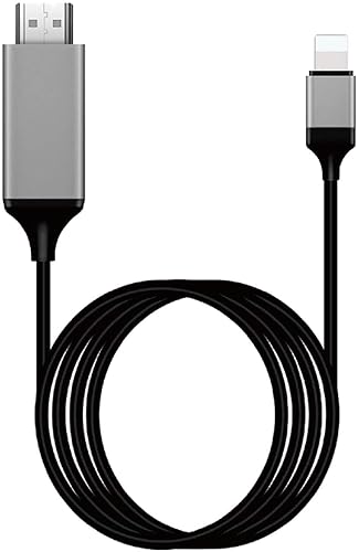 Apple MFi Certified Lightning to HDMI Adapter for Phone to TV,Compatible with iPhone,iPad, Sync Screen Connector Directly Connect