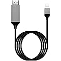 Apple MFi Certified Lightning to HDMI Adapter for Phone to TV,Compatible with iPhone,iPad, Sync Screen Connector Directly Connect