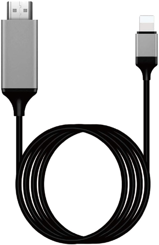 Apple MFi Certified Lightning to HDMI Adapter for Phone to TV,Compatible with iPhone,iPad, Sync Screen Connector Directly Connect