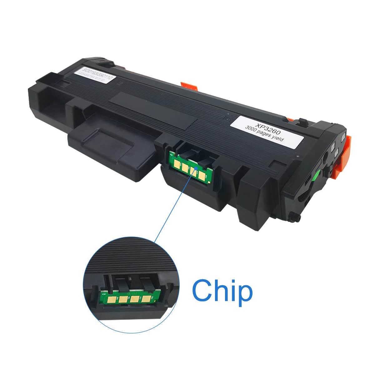 GREENPRINT 2 Black Compatibe Toner Cartridges 3260 3215 3225 3052 High Capacity 3000 Pages 106R02777 for Printers Xerox Phaser 3052 3260 3260DI