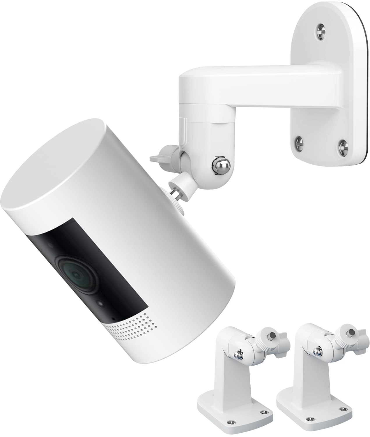 2 Pack BFYTN Adhesive Wall Mount Compatible with Ring Stick Up Cam Wired/Battery,Outdoor Cam Plus and Indoor Cam HD (1st Gen) Security Camera,360