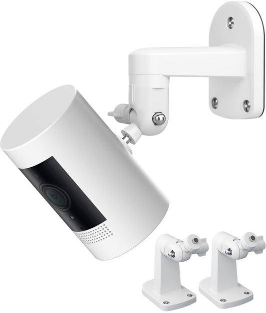 2 Pack BFYTN Adhesive Wall Mount Compatible with Ring Stick Up Cam Wired/Battery,Outdoor Cam Plus and Indoor Cam HD (1st Gen) Security Camera,360