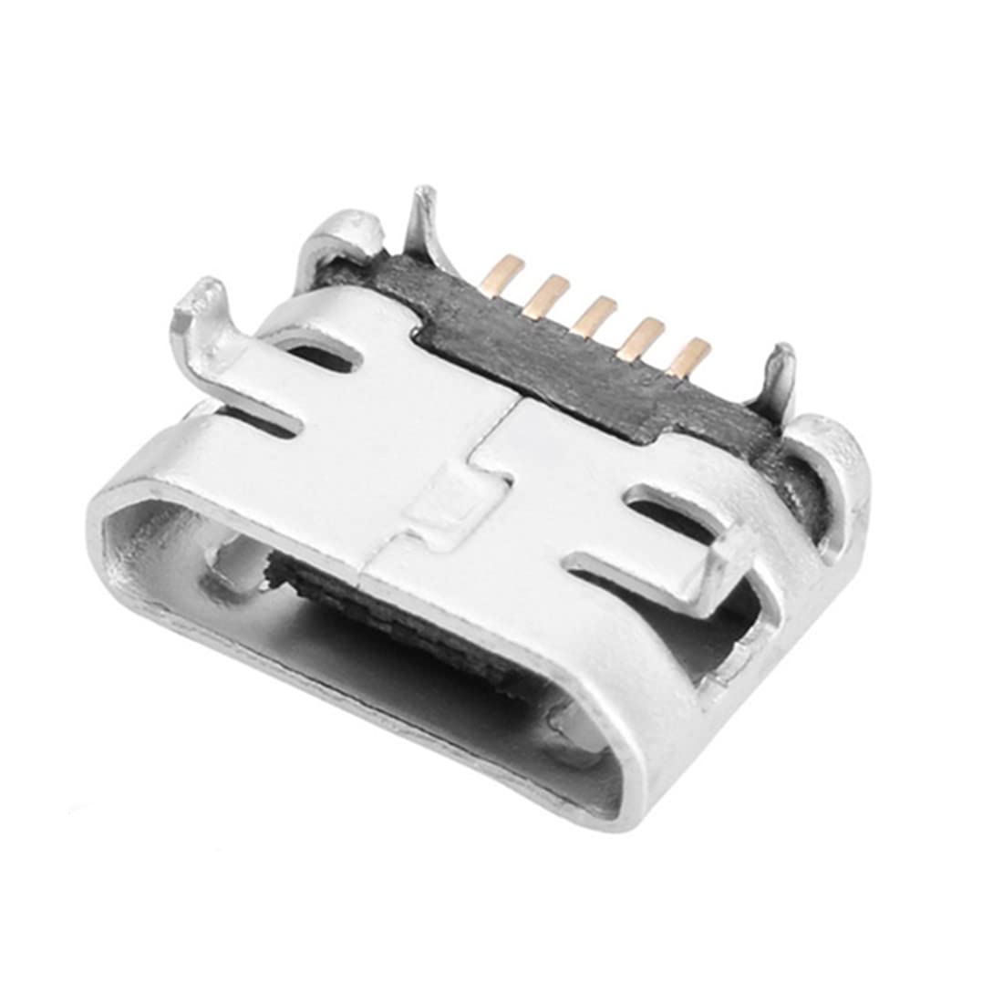bnafes 20PCS USB Type B Standard Micro Port Female Solder Plug 5 Pin SMD SMT Jack Socket Connector