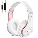 Prtukyt 6S Wireless Bluetooth Headphones Over Ear, Hi-Fi Stereo Foldable Wireless Stereo Headsets Earbuds with Built-in Mic, Volume Control, FM…