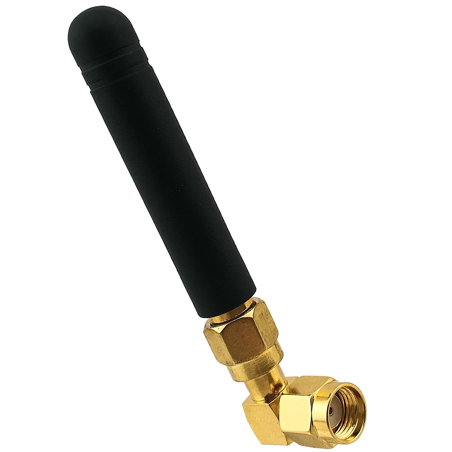 QAREQU Small Wireless Antenna (2-Pack) 2.4GHz 5.8GHz 2dBi RP-SMA Hole for WiFi Bluetooth Computer PC Network LAN