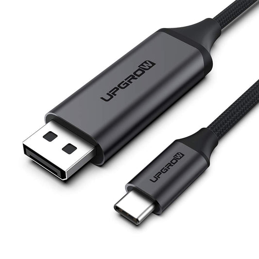 Upgrow USB C to DisplayPort Cable 4K@60Hz 6FT for Home Office USB C to DP Cable Compatible with MacBook Pro/Air, iPad Pro with USB-C Port