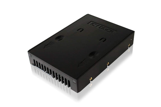 ICY DOCK 2.5 inch to 3.5 inch SATA Hard Drive/SSD Adapter Mounting Bracket for Internal 3.5" Drive Bay | EZConvert Lite MB882SP-1S-1B