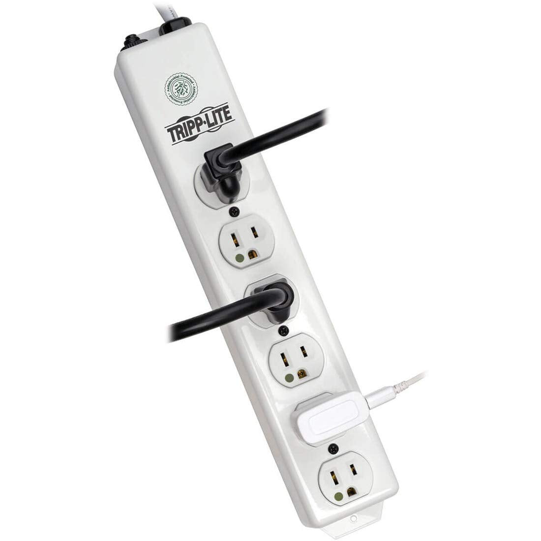 Tripp Lite, Medical Power Strip, 6 15A Hospital-Grade Outlets, NOT for Patient-Care Vicinity, White, Safe-IT, 6ft / 1.8M Cord, UL1363 Compliant