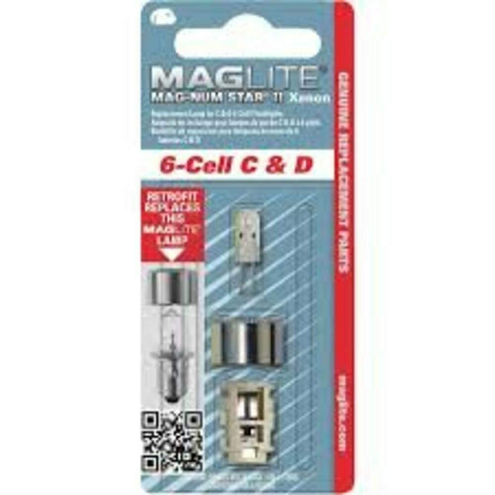 Maglite Replacement Lamp for 6-Cell C & D Flashlight, 1 pk