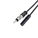 RedYutou Universal DIN Male to Female car Audio Modified DVD Navigation CD Player Radio Antenna Extension Cable Conversion Cable?12 inch?