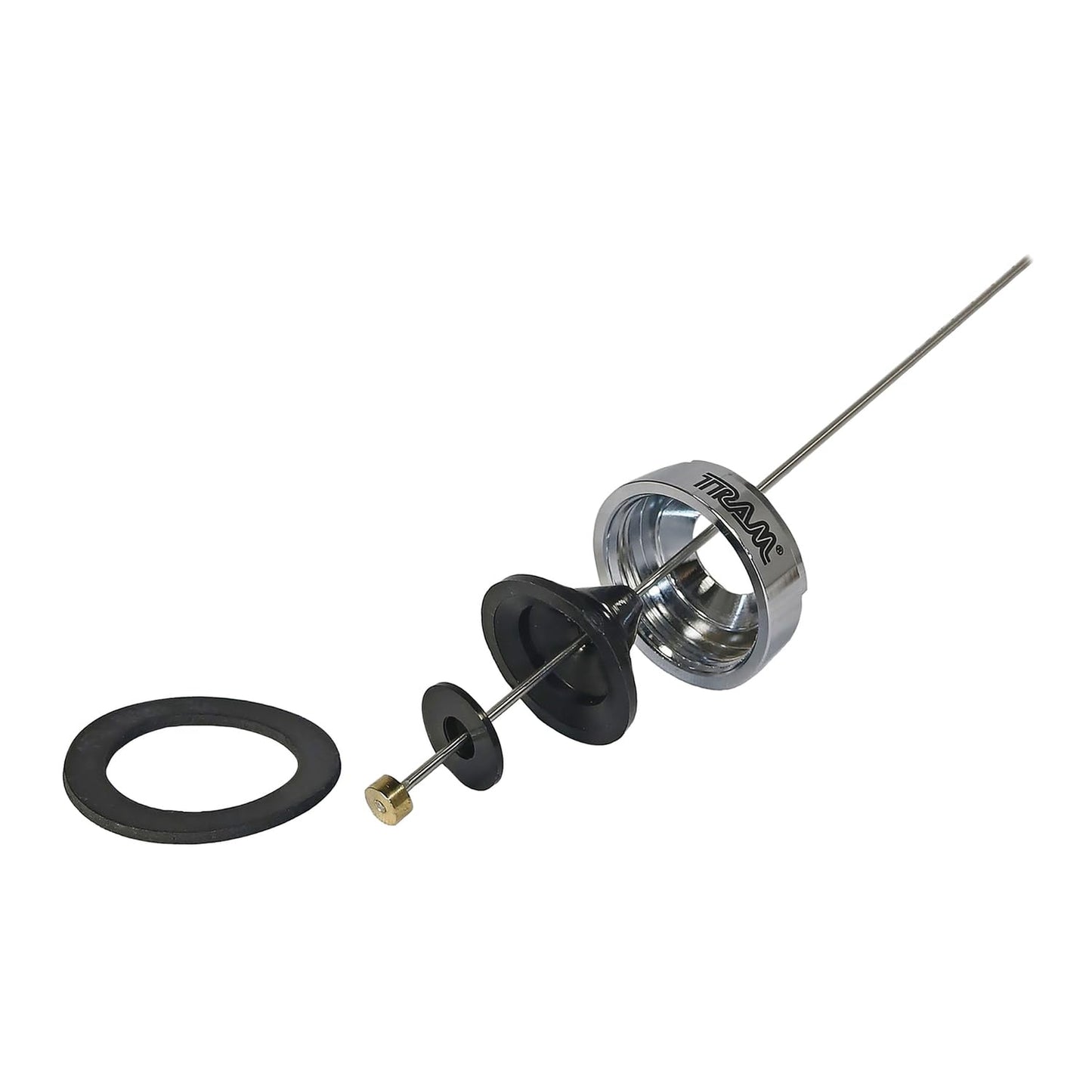 tram-browning 1121 Pre-Tuned 150MHz-162MHz VHF 1/4-Wave NMO Antenna Silver 18.50in. x 1.30in. x 1.25in.